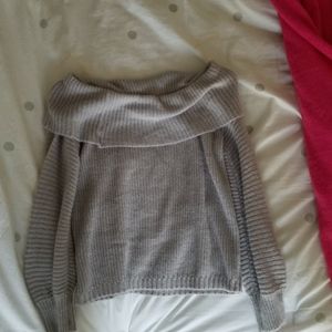 Off the shoulder sweater